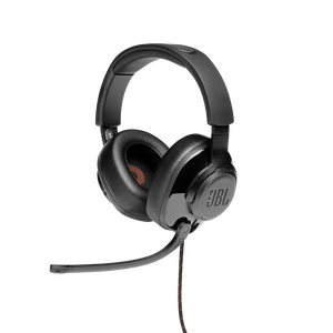 JBL Quantum 200 - Black - Wired over-ear gaming headset with flip-up mic - Detailshot 5